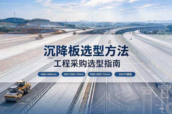 奉贤区沉降板选择方法